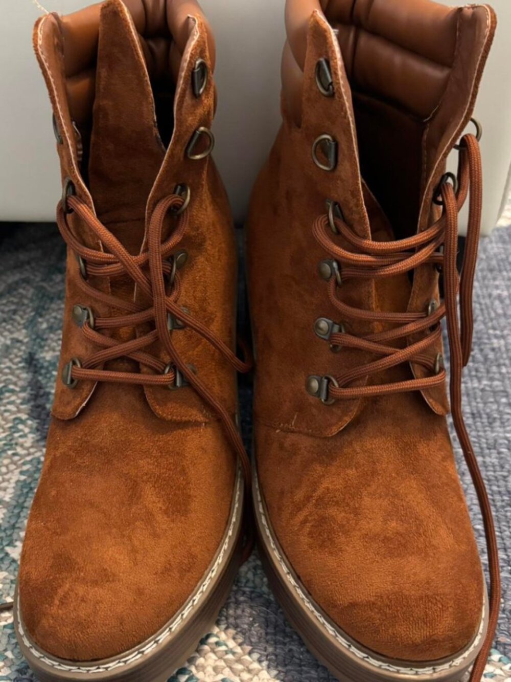 Olivia Miller Women's Brown and Tan Boots